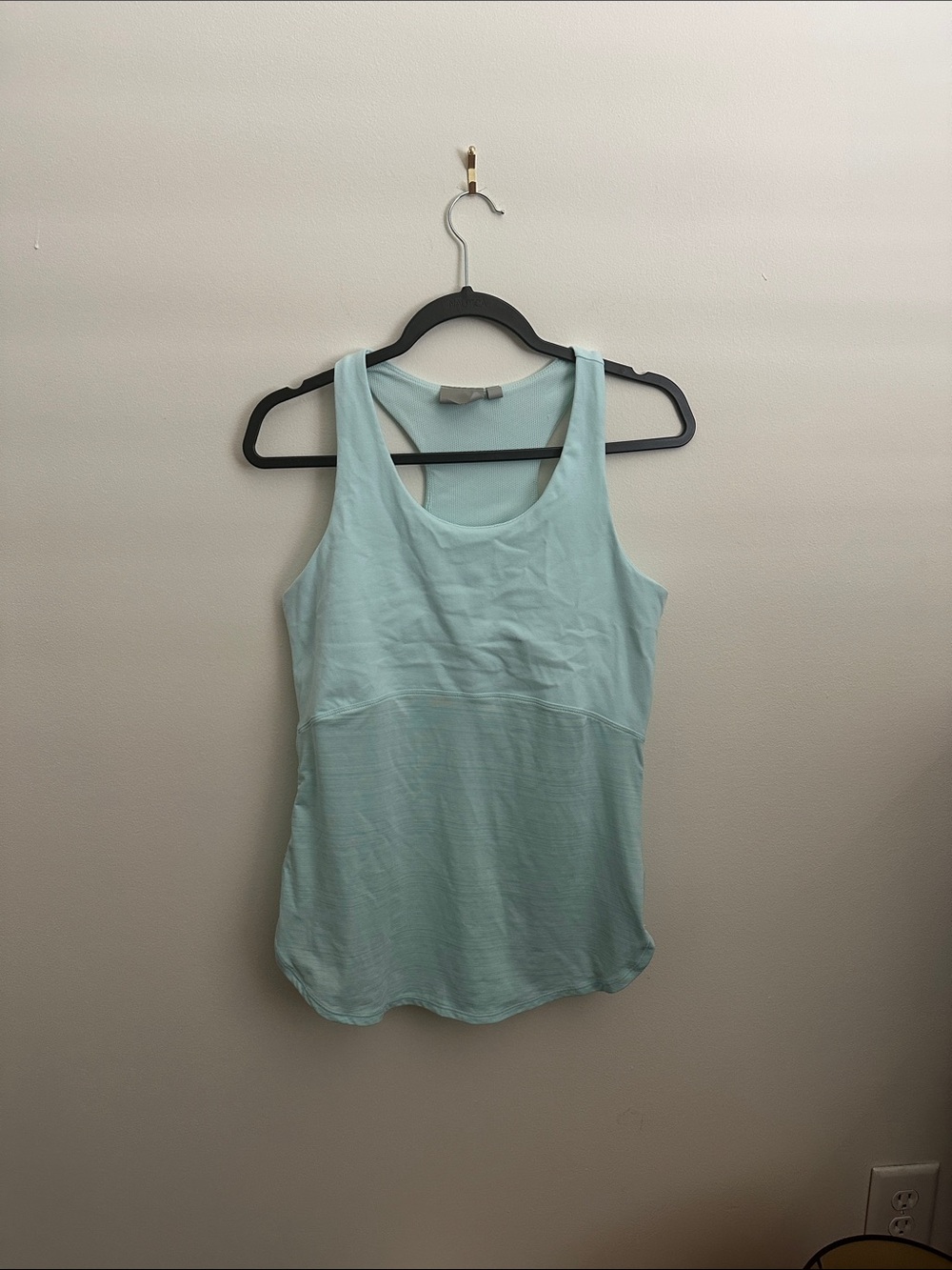 Athleta Light Aqua Racerback Tank